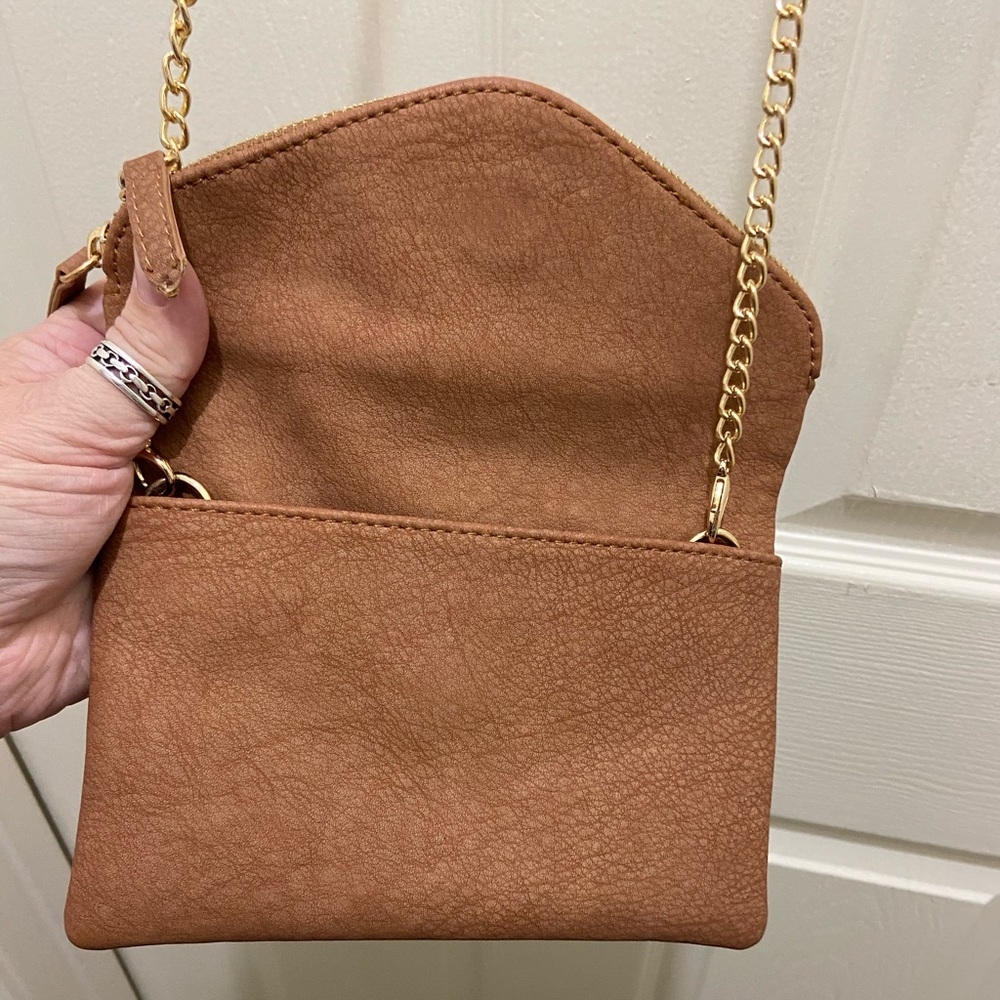 NEW Antik Kraft Crossbody gorgeous brown leather. - Picture 2 of 10
